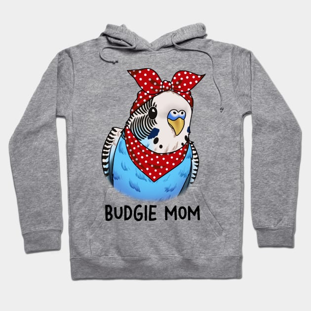 Budgie Mama Love: A Heartwarming Design for Parrot Parents Hoodie by Holymayo Tee